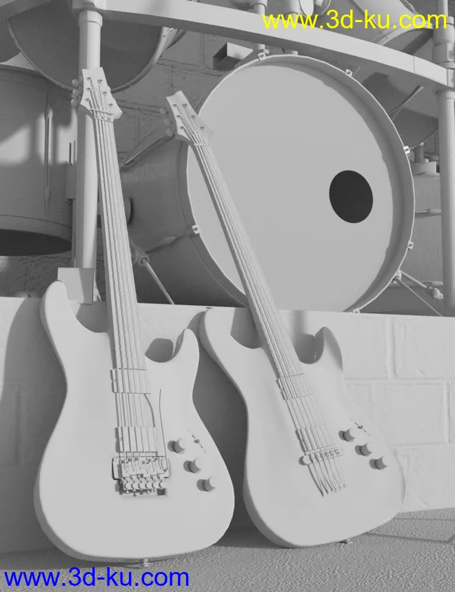 Rock Star Series - Modern Guitars模型的图片13