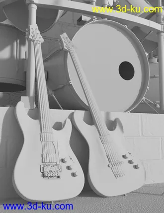 3D打印模型Rock Star Series - Modern Guitars的图片