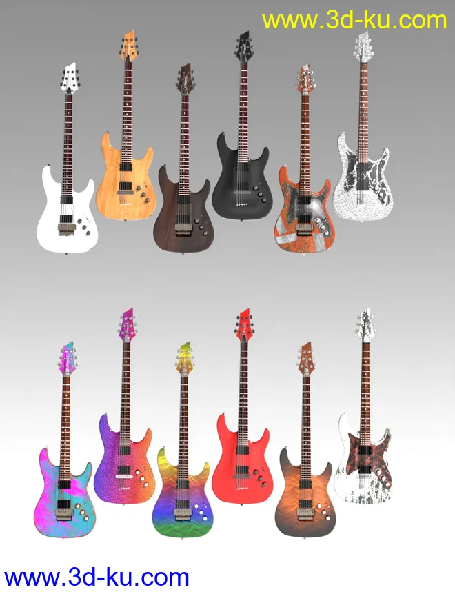 Rock Star Series - Modern Guitars模型的图片14
