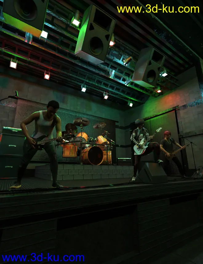 Rock Star Series - The Stage模型的图片1