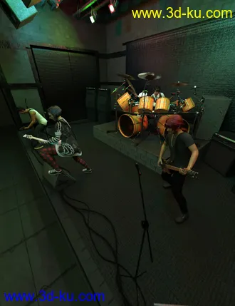 3D打印模型Rock Star Series - The Stage的图片