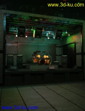 3D打印模型Rock Star Series - The Stage的图片