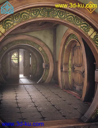 3D打印模型ROG Fantasy Home - Hallway的图片
