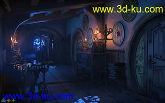 3D打印模型ROG Fantasy Home - Hallway的图片