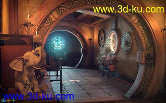3D打印模型ROG Fantasy Home - Hallway的图片
