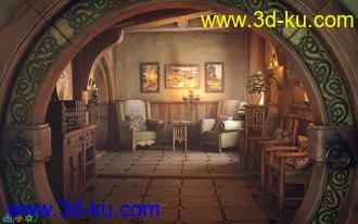 3D打印模型ROG Fantasy Home - Hallway的图片