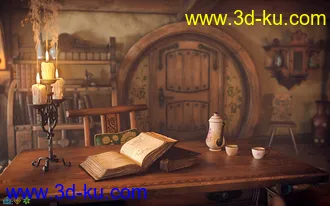 3D打印模型ROG Fantasy Home - Hallway的图片
