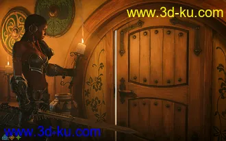 3D打印模型ROG Fantasy Home - Hallway的图片