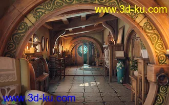 3D打印模型ROG Fantasy Home - Hallway的图片