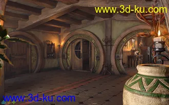 3D打印模型ROG Fantasy Home - Hallway的图片