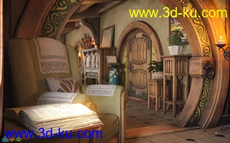 3D打印模型ROG Fantasy Home - Hallway的图片