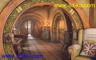 3D打印模型ROG Fantasy Home - Hallway的图片