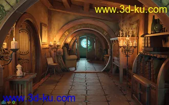 3D打印模型ROG Fantasy Home - Hallway的图片