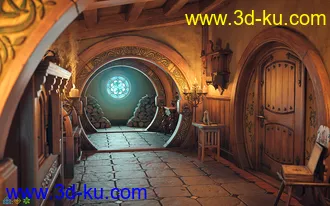 3D打印模型ROG Fantasy Home - Hallway的图片