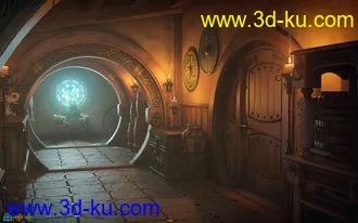 3D打印模型ROG Fantasy Home - Hallway的图片