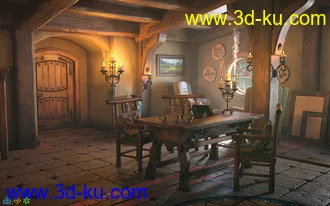 3D打印模型ROG Fantasy Home - Hallway的图片