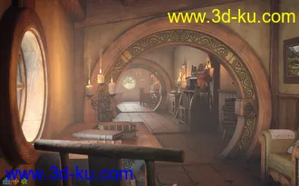 3D打印模型ROG Fantasy Home - Hallway的图片