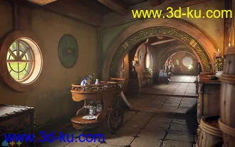 3D打印模型ROG Fantasy Home - Hallway的图片