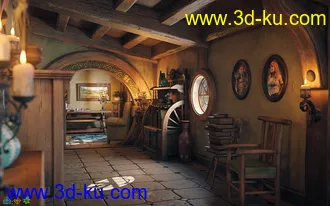 3D打印模型ROG Fantasy Home - Hallway的图片