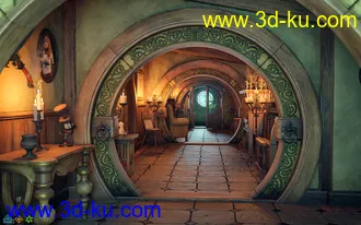 3D打印模型ROG Fantasy Home - Hallway的图片