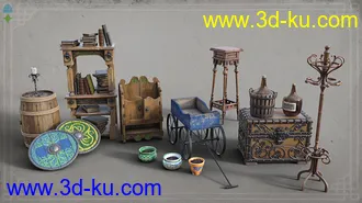 ROG Fantasy Home - Hallway Furniture Set模型的图片3