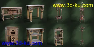 ROG Fantasy Home - Hallway Furniture Set模型的图片6