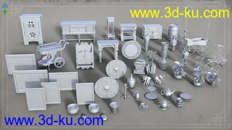 ROG Fantasy Home - Hallway Furniture Set模型的图片14