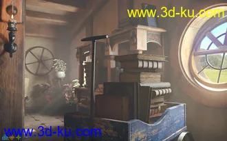 3D打印模型ROG Fantasy Home - Hallway Furniture Set的图片