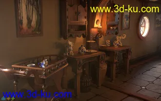 ROG Fantasy Home - Hallway Furniture Set模型的图片21