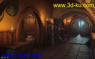 ROG Fantasy Home - Hallway Furniture Set模型的图片23