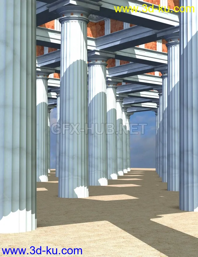 Roman Doric Ornamental Construction Kit模型的图片1