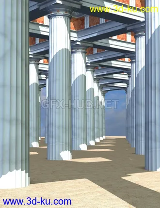 3D打印模型Roman Doric Ornamental Construction Kit的图片