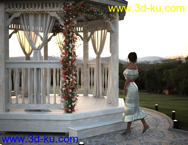 Romantic Gazebo模型的图片2