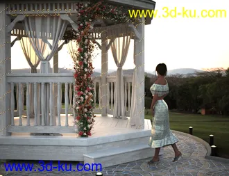 3D打印模型Romantic Gazebo的图片