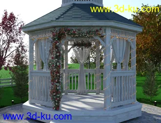 3D打印模型Romantic Gazebo的图片