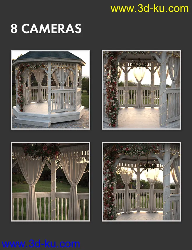 Romantic Gazebo模型的图片5