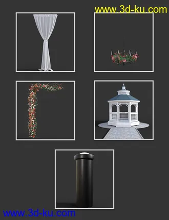 3D打印模型Romantic Gazebo的图片