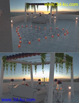 3D打印模型Romantic Santorini的图片