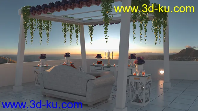 Romantic Santorini模型的图片3