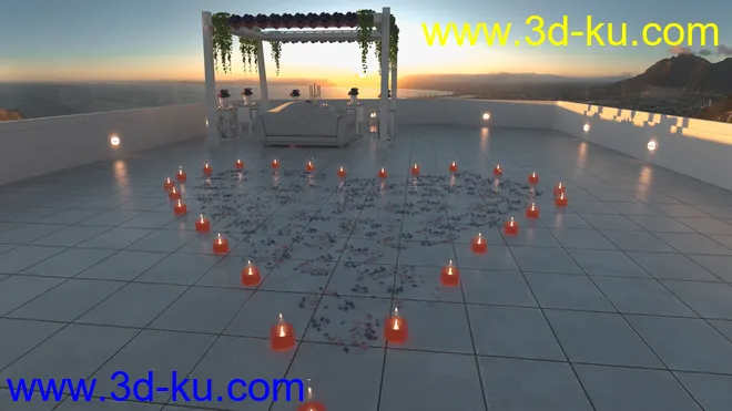 Romantic Santorini模型的图片4