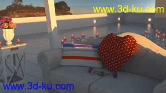 3D打印模型Romantic Santorini的图片