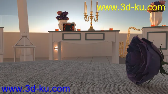 Romantic Santorini模型的图片7