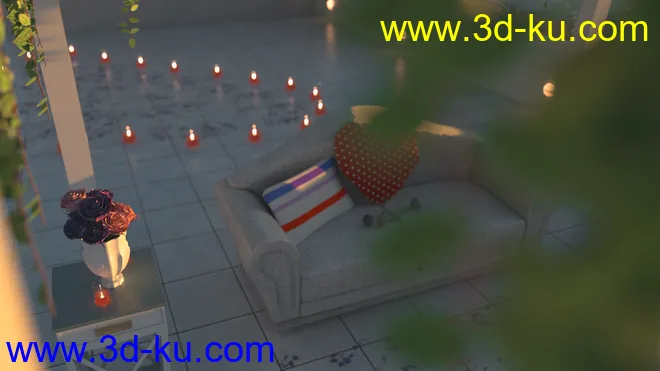 Romantic Santorini模型的图片9