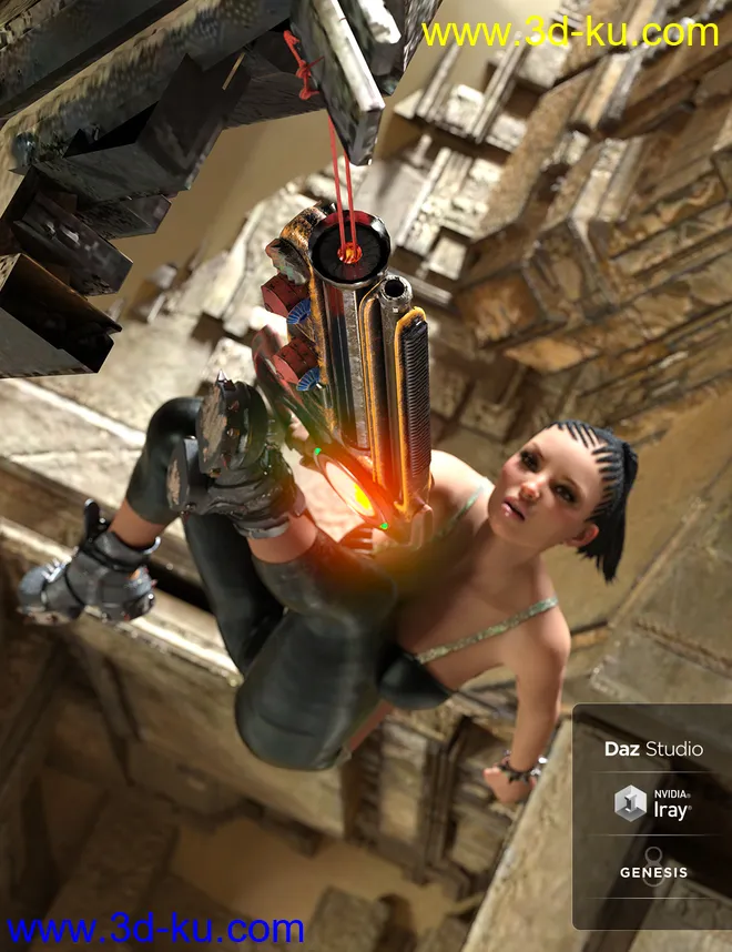 Rox Elite Outfit for Genesis 8 Female(s)模型的图片18