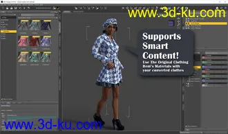 3D打印模型RSSY Clothing Converter from Genesis 2 Female to Genesis 3 Female的图片