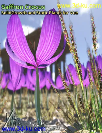 3D打印模型Saffron Crocus - for Vue的图片