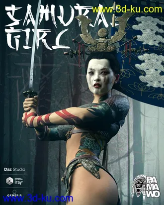 3D打印模型Samurai Girl for GF8的图片