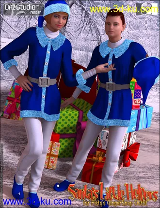 3D打印模型Santa's Little Helpers for Ginger Snap Outfit的图片
