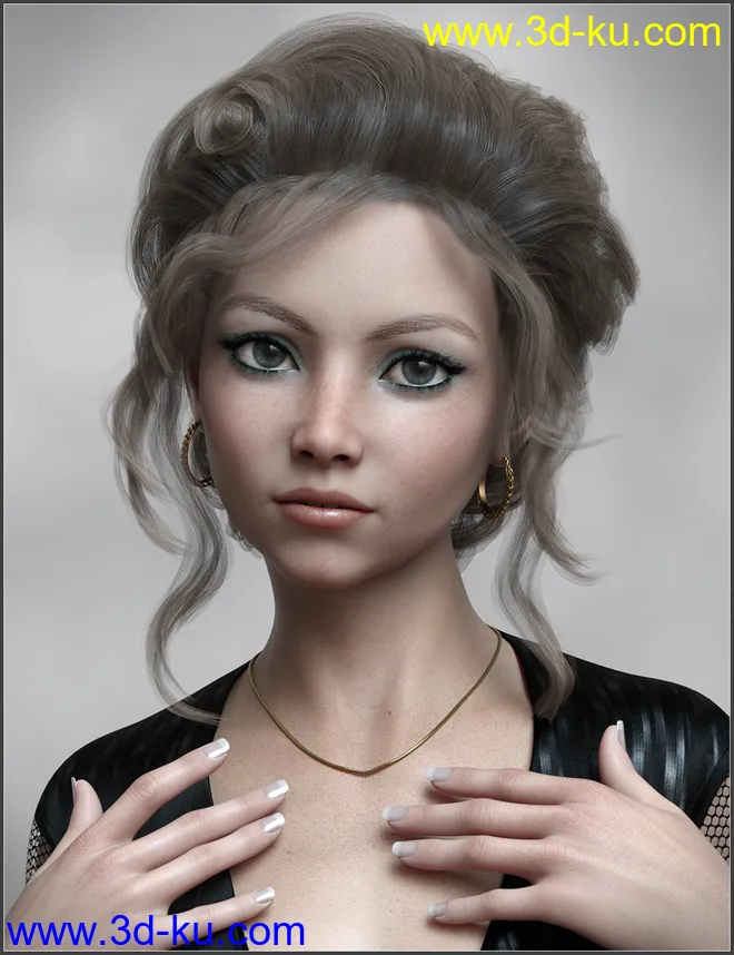 SASE Bellina for Genesis 8 and 8.1 Females模型的图片7