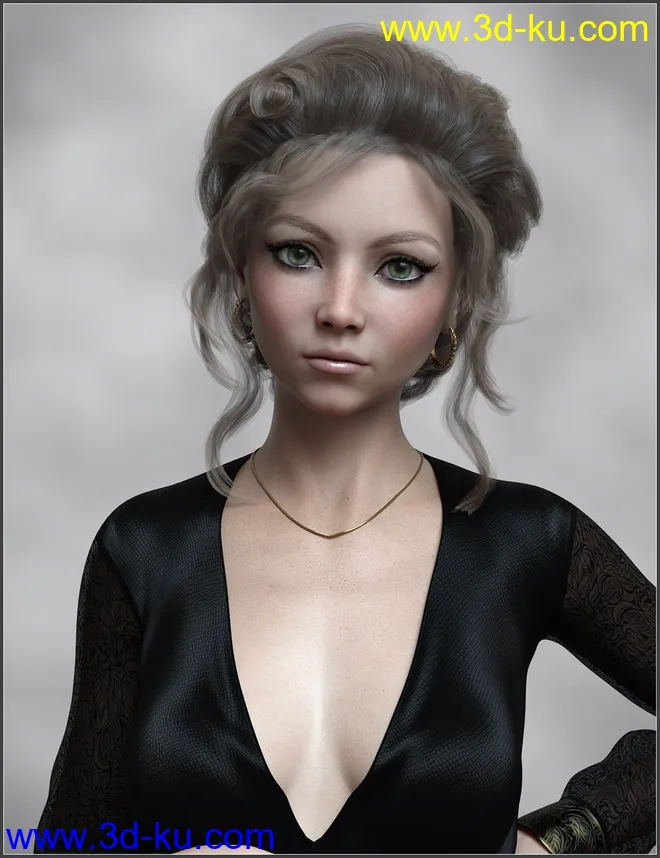 SASE Bellina for Genesis 8 and 8.1 Females模型的图片8